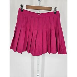 Prince Sports Wear Women's Pink Pleated Mini Skirt Size 12 Tennis